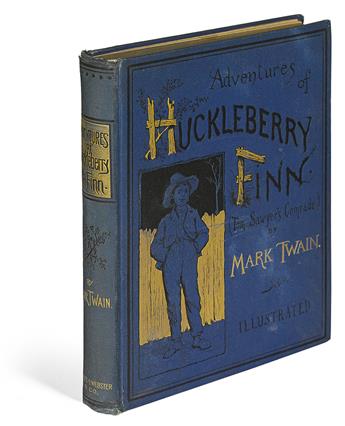 TWAIN, MARK. Adventures of Huckleberry Finn.